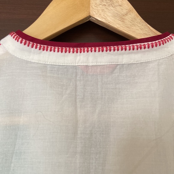 W (New without tag) off white printed short kurta, size (16) xxl - Picture 4 of 5